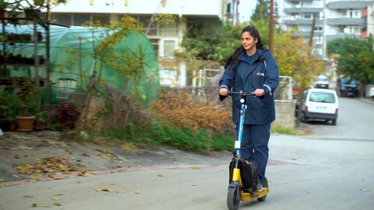PTT, elektrikli skuterlerle 72,5 milyon gönderi teslim etti