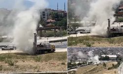 Pamukkale’de doğalgaz hattında patlama paniği!