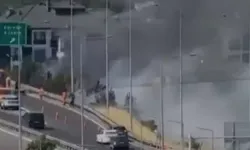 Otoyol Kenarındaki Ot Yangını Büyümeden Söndürüldü