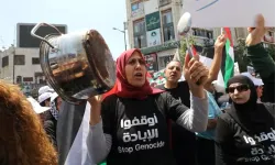Batı Şeria’da İsrail Protestosu
