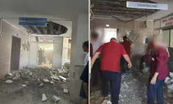 Denizli Devlet Hastanesi’nde Tavan Çöktü