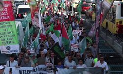 İstanbul'da Gazze'ye Destek Yürüyüşü