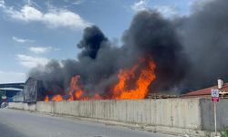 Eskişehir Odunpazarı’nda Geri Dönüşüm Tesisinde Yangın!