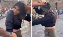 Floransa’da Yankesici Kadın Suçüstü Yakalandı