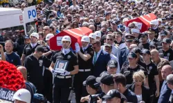 İzmir’de Polis Merkezine Saldırıda Şehit Olan İki Polis İçin Tören Düzenlendi