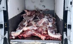 Uygulama noktasında 6 tona yakın kaçak ve bozulmuş hayvansal ürün ele geçirildi