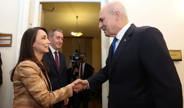TBMM Başkanı Kurtulmuş'tan DEM Parti'ye ziyaret