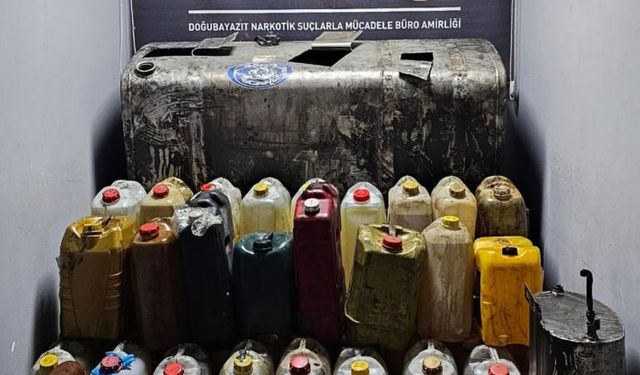 Ağrı’da 761 Kilo Metamfetamin Ele Geçirildi: 2 Şüpheli Yakalandı