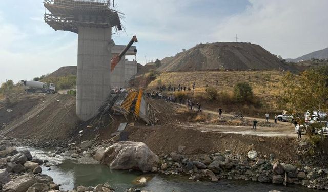 Diyarbakır’da köprü inşaatında facia: İskele çöktü, 3 işçi hayatını kaybetti