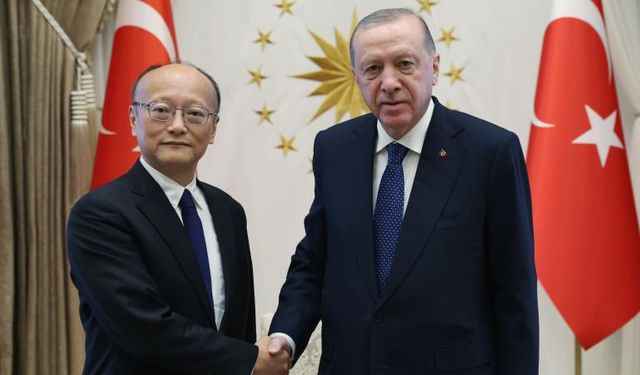 Cumhurbaşkanı Recep Tayyip Erdoğan, Asya Kalkınma Bankası Başkanı Masato Kanda'yı kabul etti