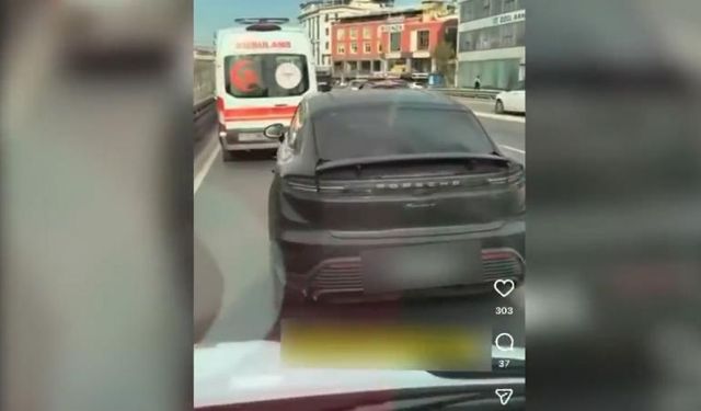 Ambulansa Yol Vermeyen Sürücüye 46 Bin Lira Ceza