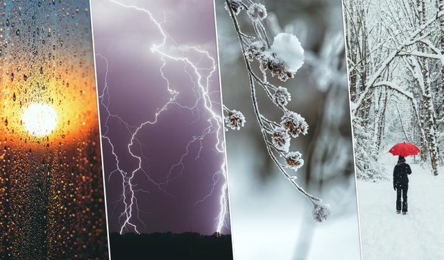 39 İl İçin Kar, Fırtına ve Sağanak Uyarısı