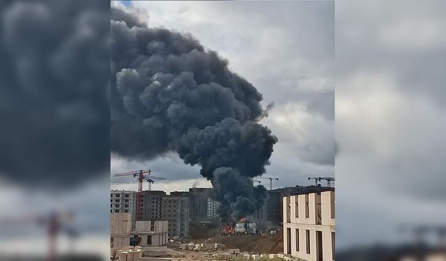 Tuzla’da İşçi Konteynerinde Yangın