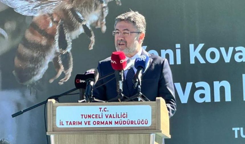 Bakan Yumaklı: “Yeni Kovan, Yeni Umut Projesi Tunceli’de Arıcılıkta Yeni Bir Sayfa Açıyor”
