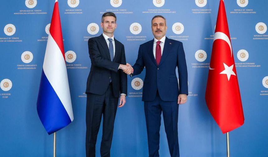 Hakan Fidan, Hollandalı Mevkidaşı Berendsen ile Ankara’da Görüştü