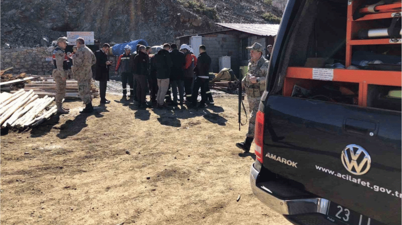 Elazığ’da Maden Ocağında Göçük: 1 İşçi Mahsur Kaldı